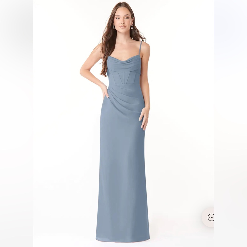 Azazie Light Blue Formal Dress